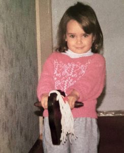 girl hobby horsing